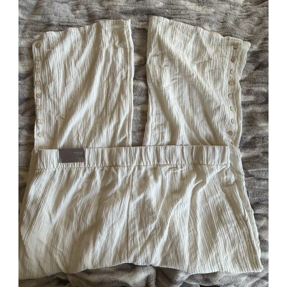 Soft Surroundings 3x Full Length Wide Pants Beachy Relaxed Light Airy Vacation - Picture 2 of 8